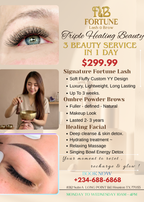 Triple Healing Beauty- 3 BEAUTY SERVICE IN I DAY